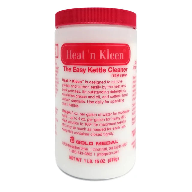 Gold Medal Heat 'N Kleen kettle cleaner 31-oz. jar with red lid