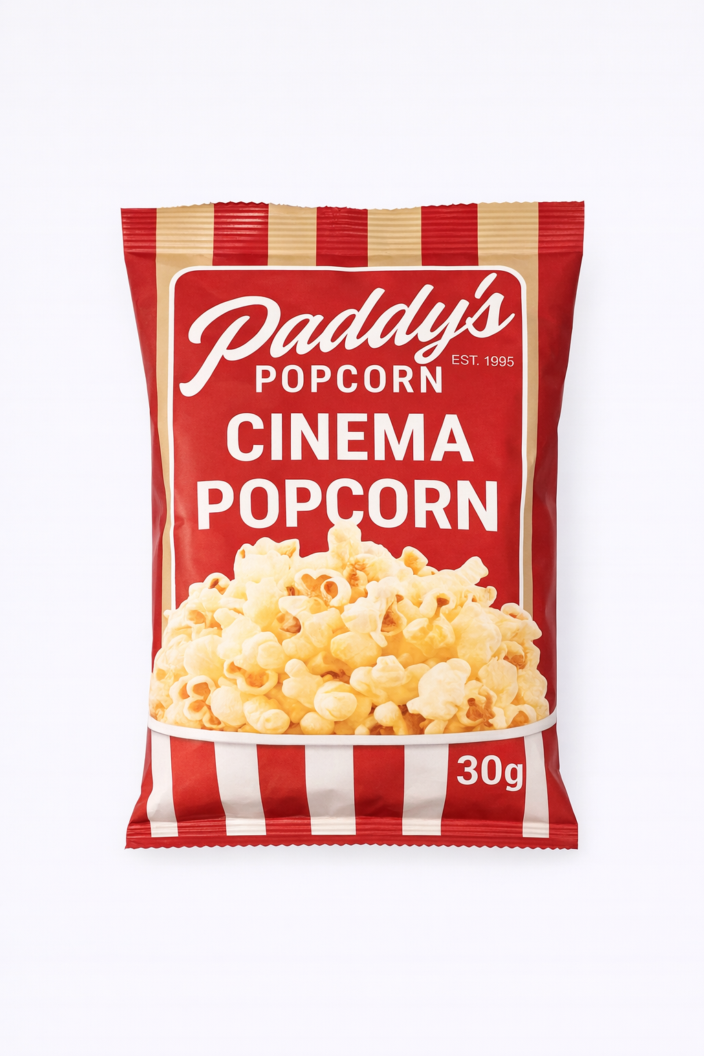Paddy's Popcorn - Cinema Popcorn 30g (Box of 18)