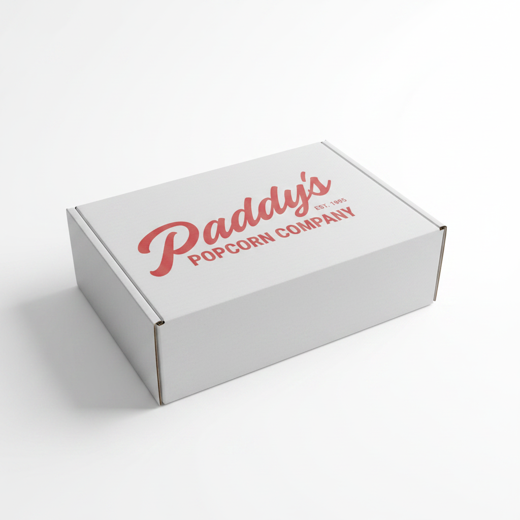 Paddy's Popcorn Box - Professional Shot